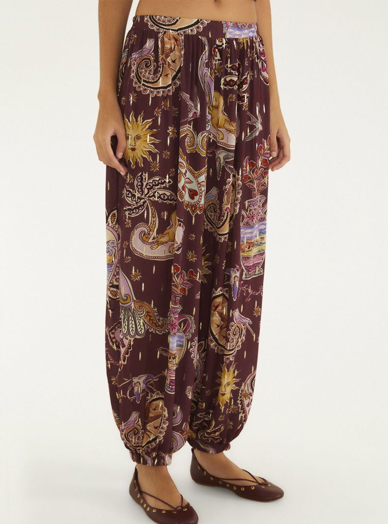 Pantalón Fluido Diseño Místico