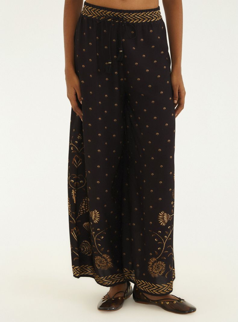 Pantalón Palazzo Golden Boho