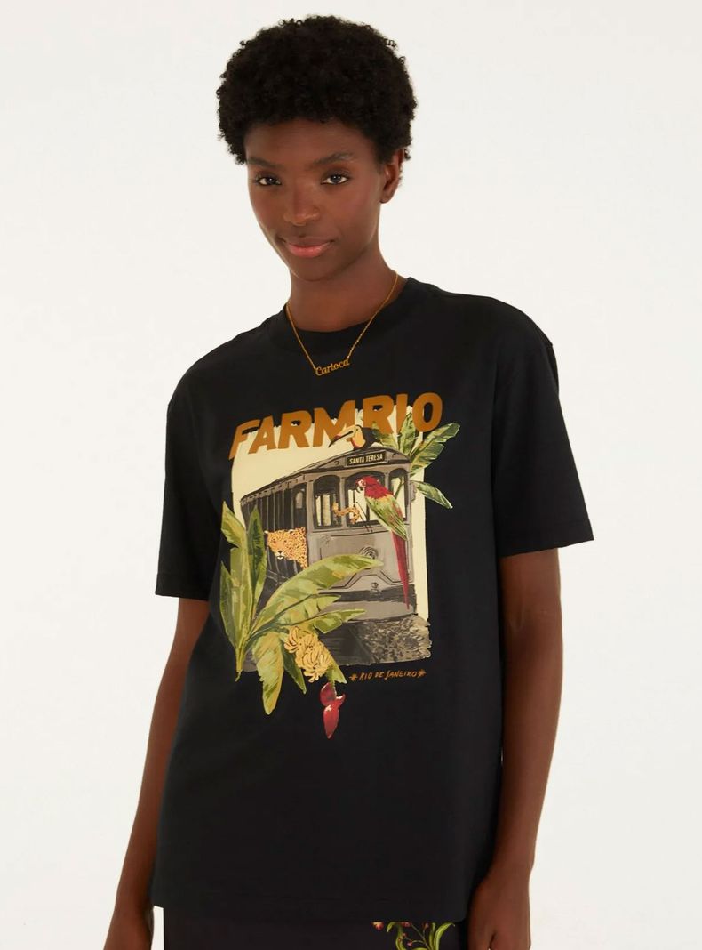 Polera Farm Tranvía Tropical