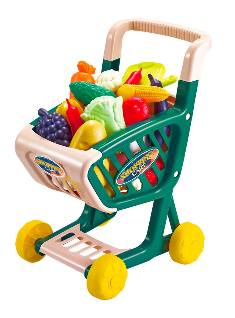 Juguete Mini Hogar Carro con Frutas 32 Piezas