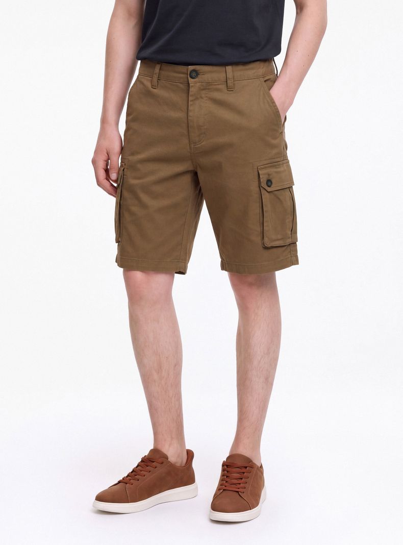 Bermuda Estilo Cargo Bolsillo