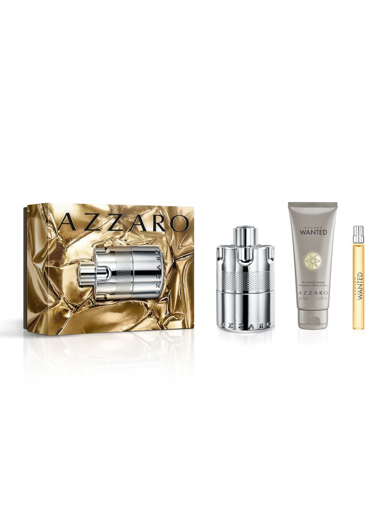 Set Perfume Wanted EDP Hombre 100 ml + Pen Spray 10 ml + Shower Gel 75 ml