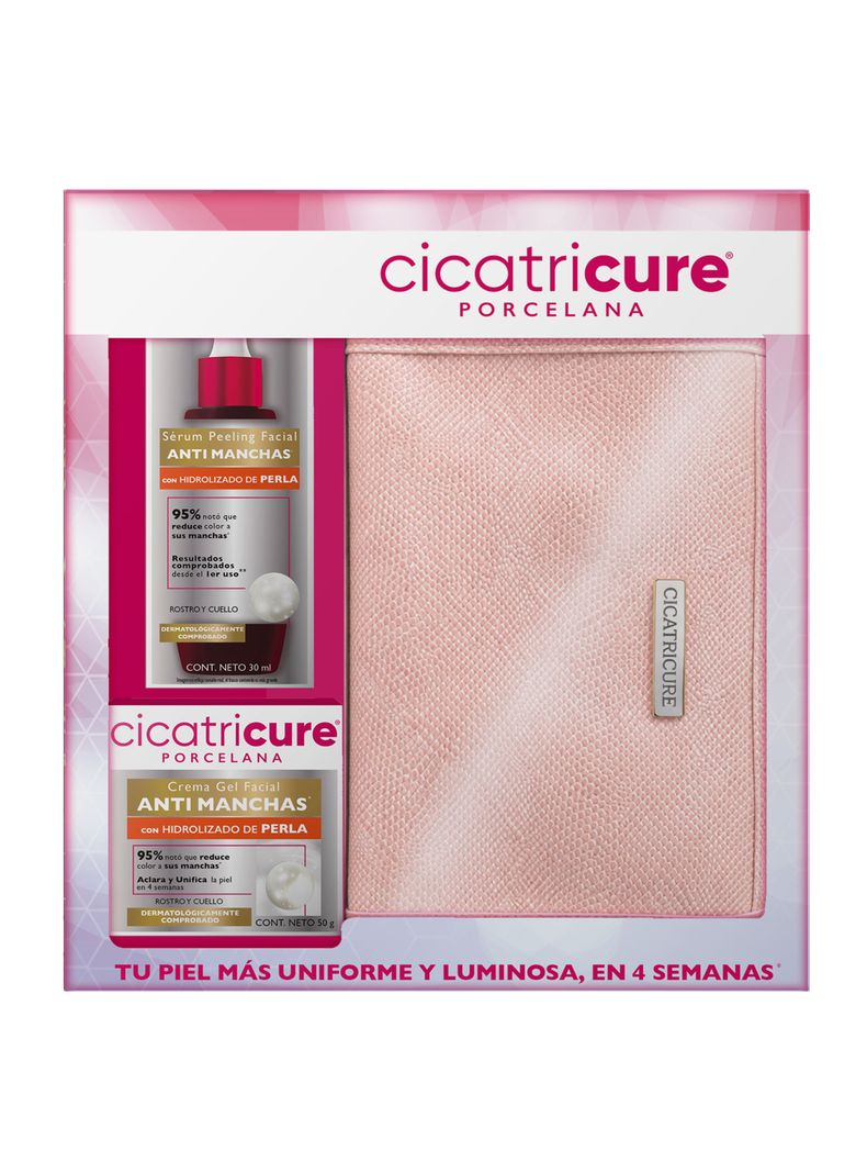 Pack Porcelana Sérum Peeling 30ml + Porcelana Crema Gel 50gr + Bolso