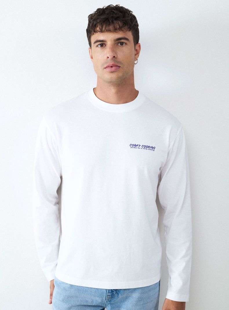 Polera Manga Larga Comfy Cooking