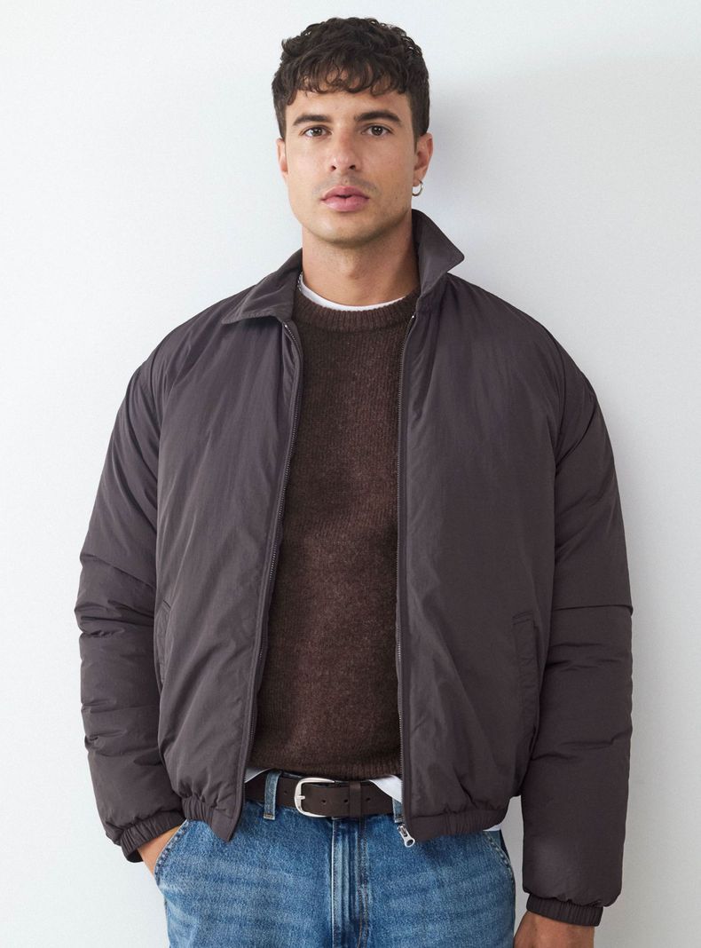 Chaqueta Puffed Zip Casual