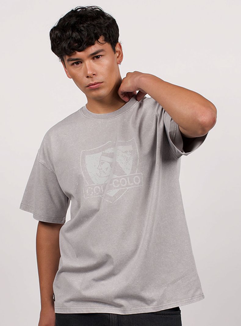 Polera Print Escudo Frontal