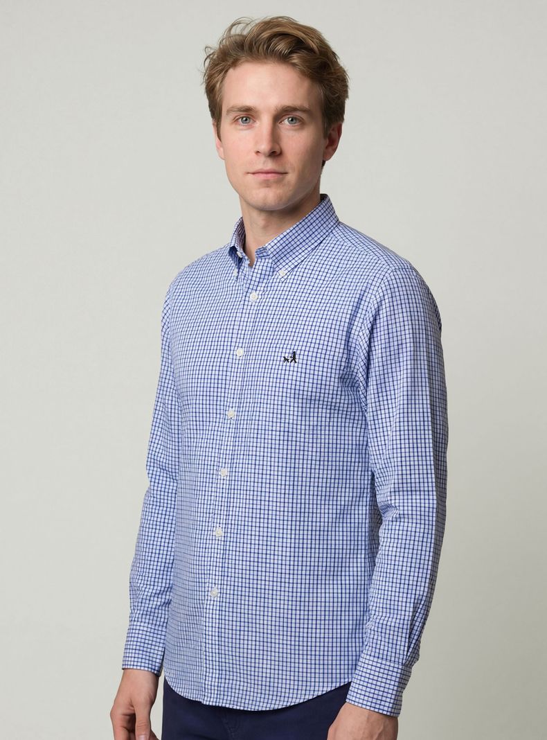 Camisa Sport Button Down Weekend Cuadros New Regular