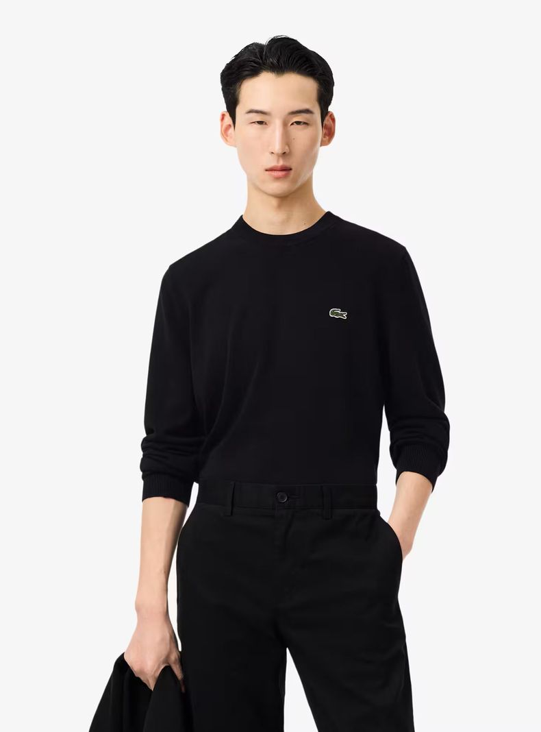 Lacoste Sweater Cuello Redondo Liso Logo