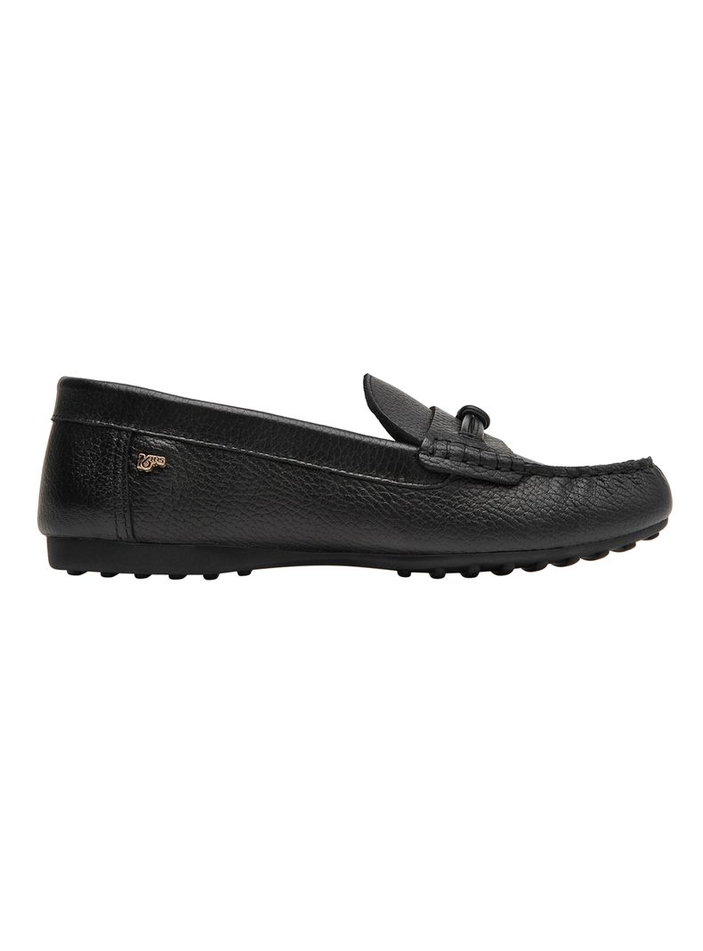 Mocasín de Cuero Casual Texturizado Mujer