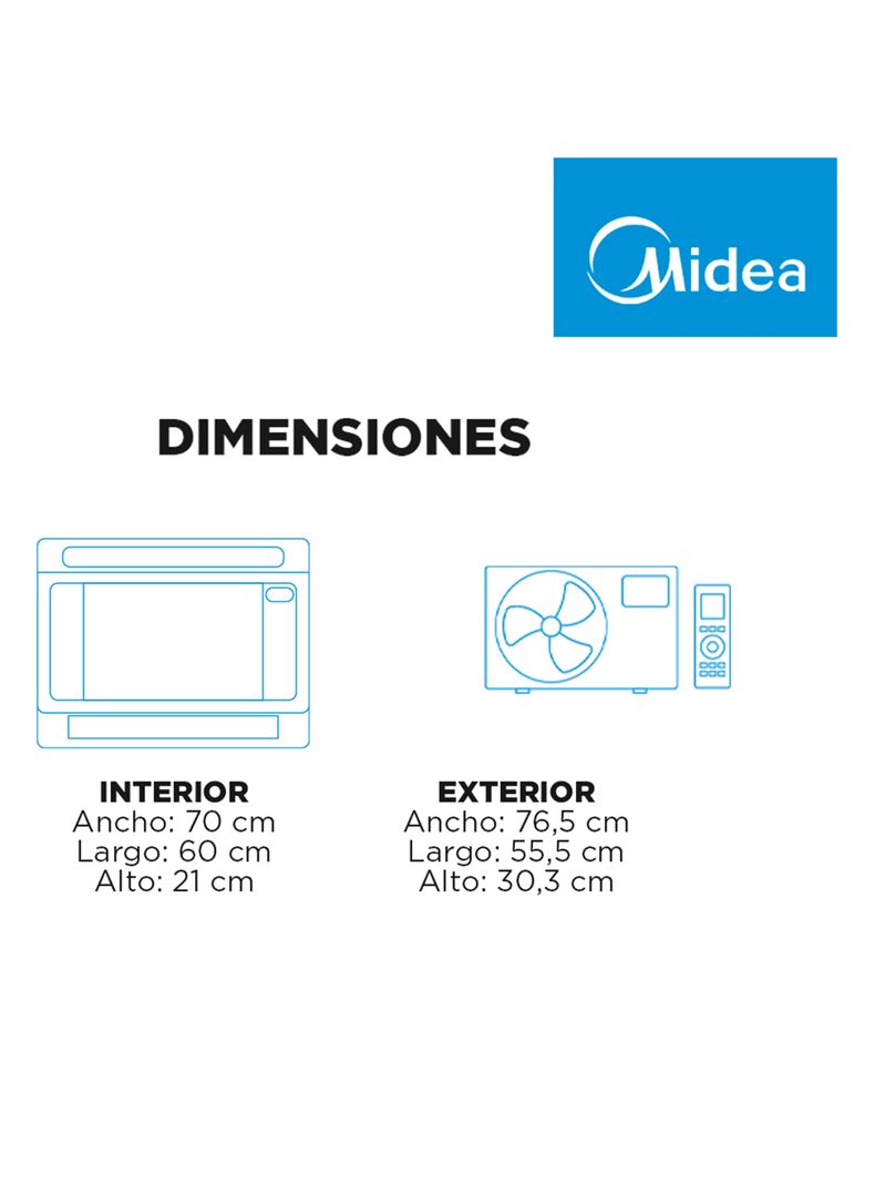 Aire Acondicionado Consola 14000 BTU Inverter Quattro WiFi Frío/Calor-1