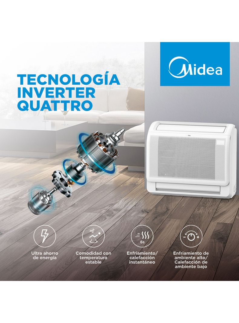 Aire Acondicionado Consola 18000 BTU Inverter Quattro WiFi Frío/Calor-6