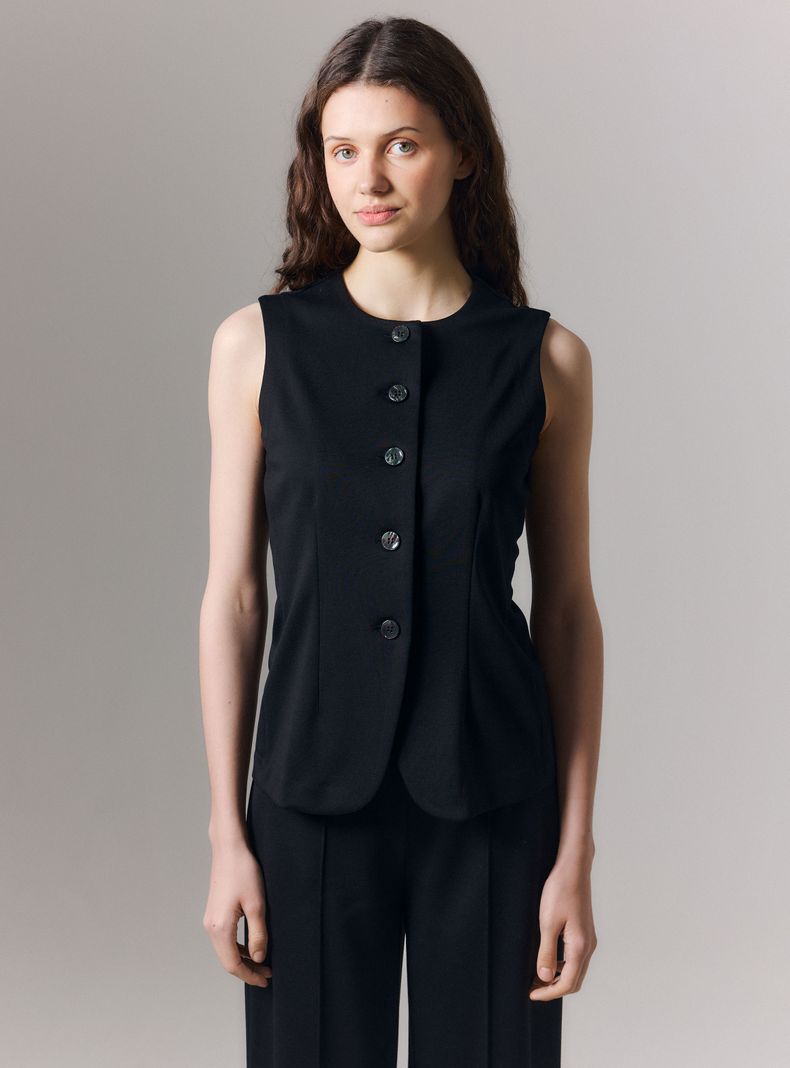 Chaleco Vest con Botones Frontales