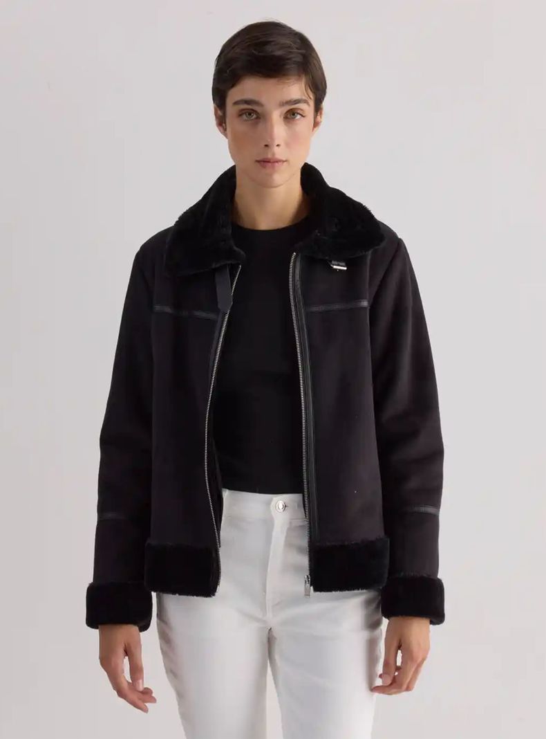 Chaqueta Lanar Gothan Negro Talla S