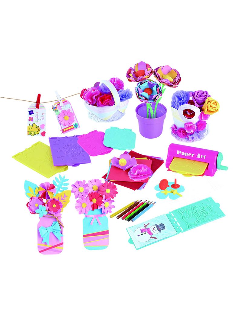 Accesorios Manualidades Diy Flor Papel 79 Piezas