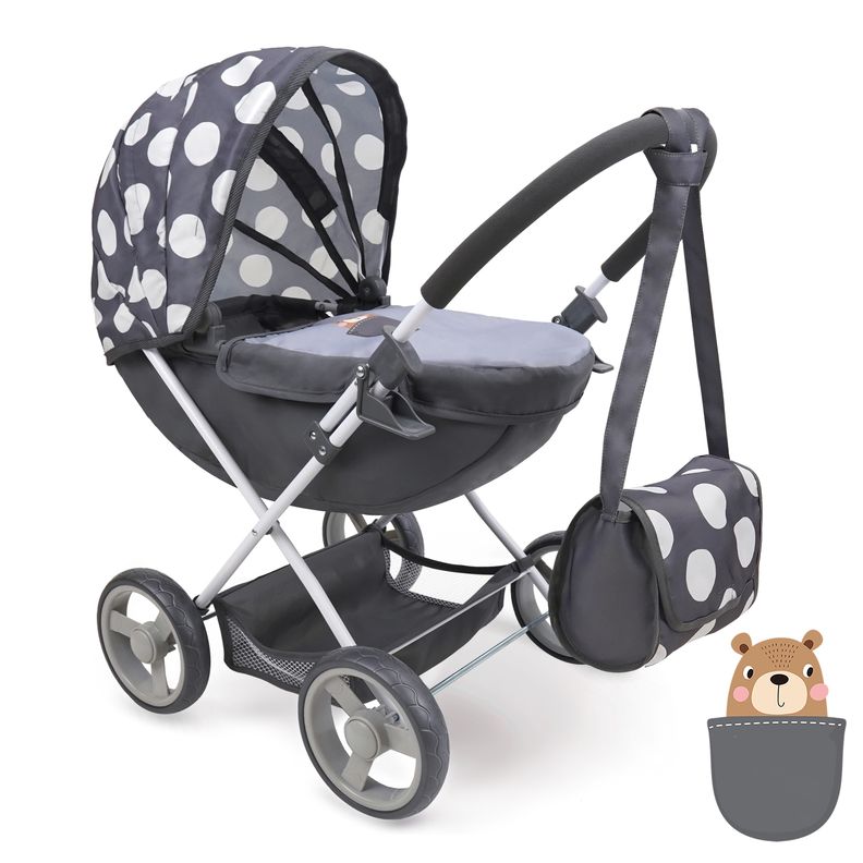 Coche de Muñecas Cuna Dot con Bolso