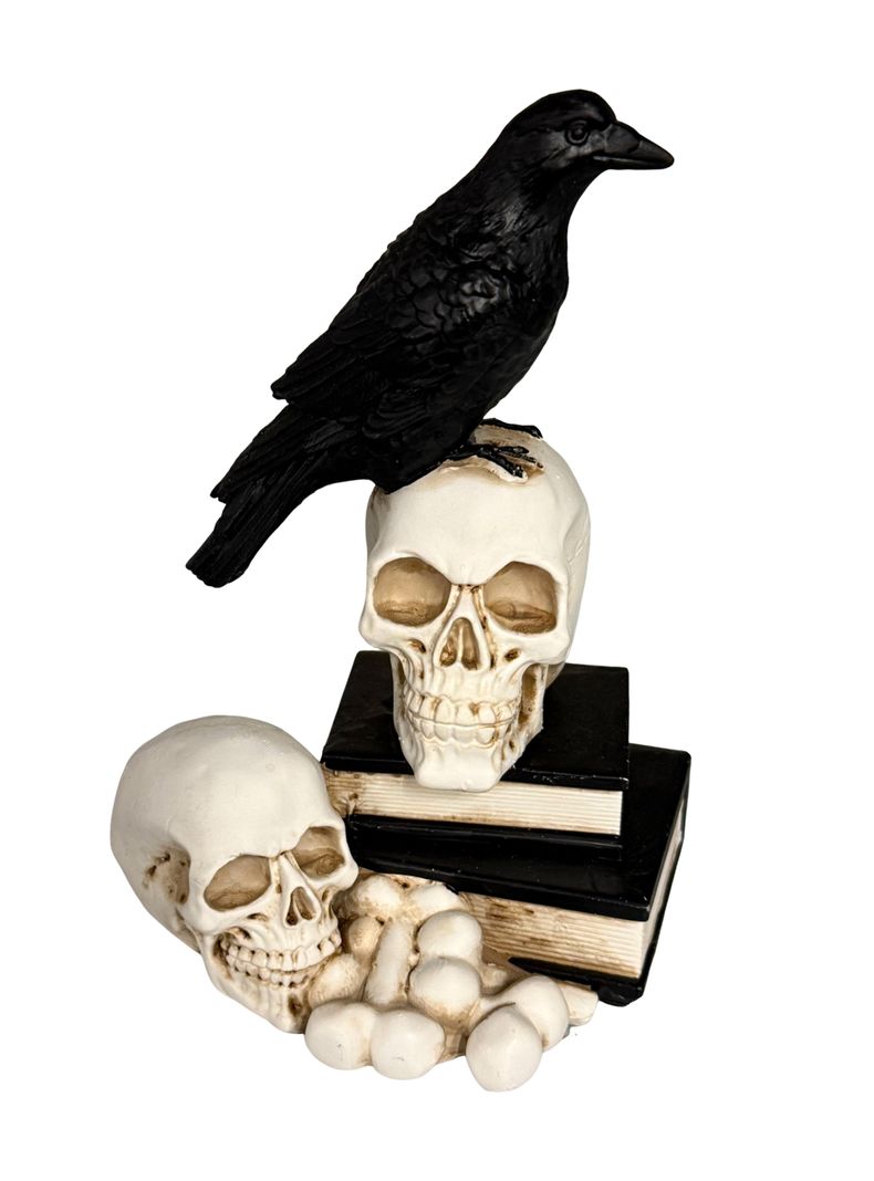 Adorno Calavera Cuervo