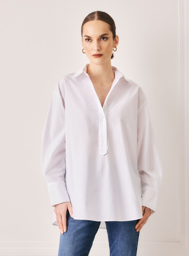 Blusa Tipo Camisón Oversize
