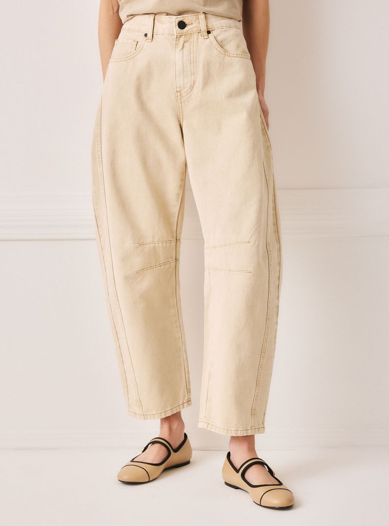 Jeans Denim Bota Barrel