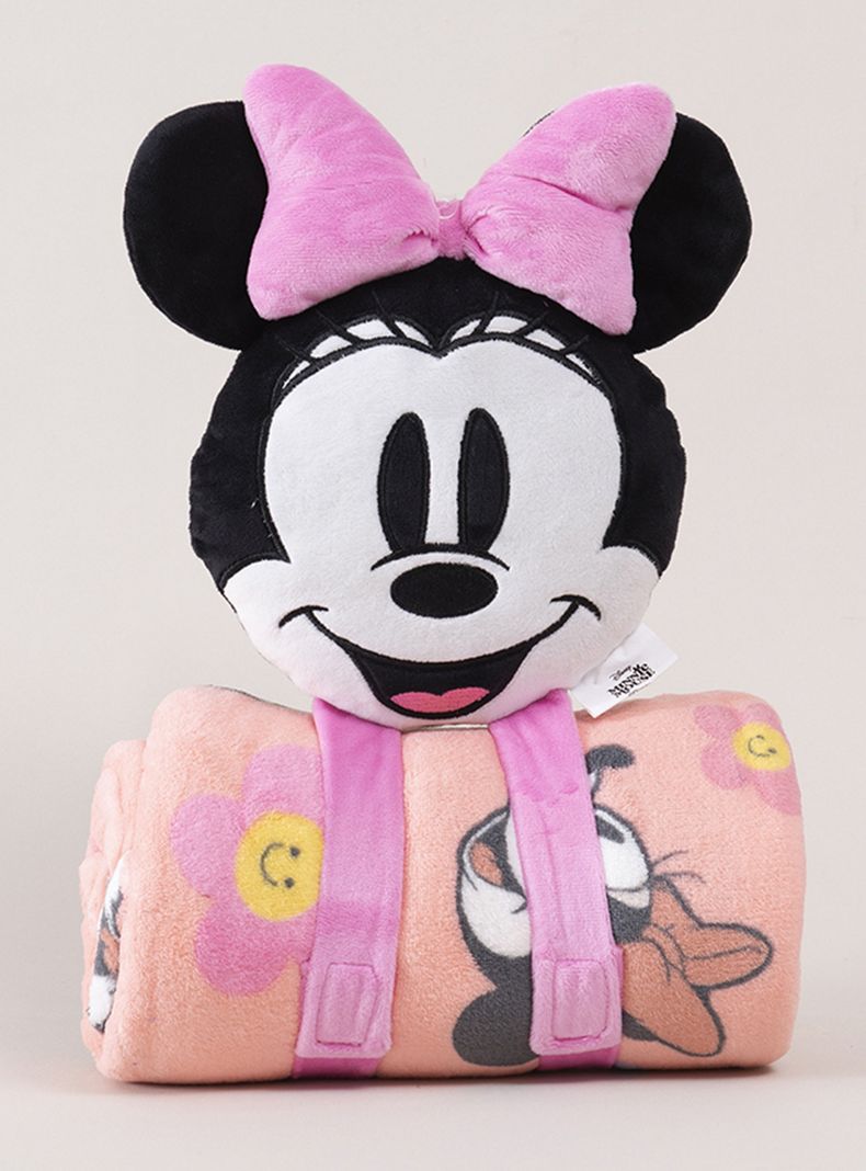Manta + Cojín 3D 127x152 cm Minnie