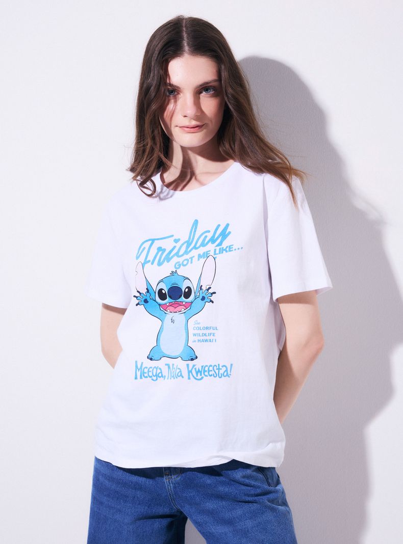 Polera Licencia Stitch IM Thumpin