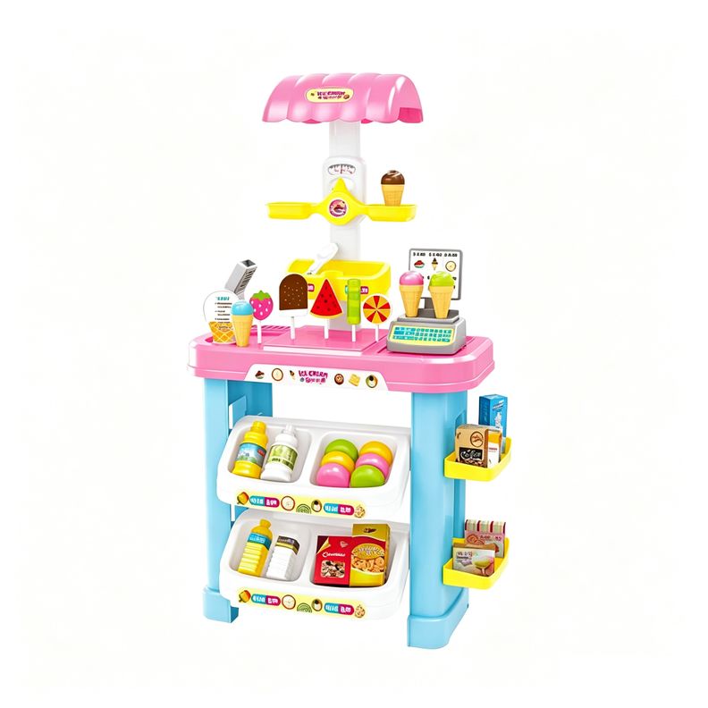 Juguete Mini Hogar Tienda de Helados 47 Piezas
