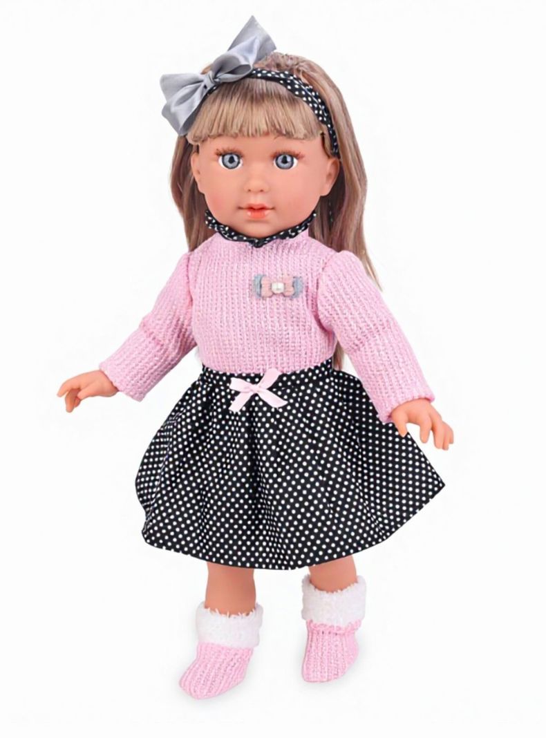Muñeca de Apego Sofy 40cm Rosada