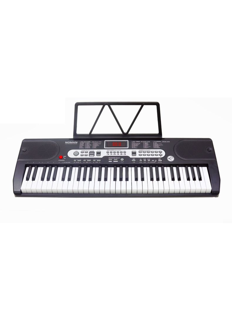 Teclado Electronico Portatil 61 Teclas Principiantes Negro