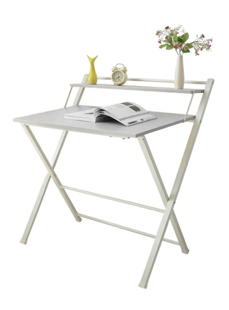 Escritorio Plegable Home Office Gris