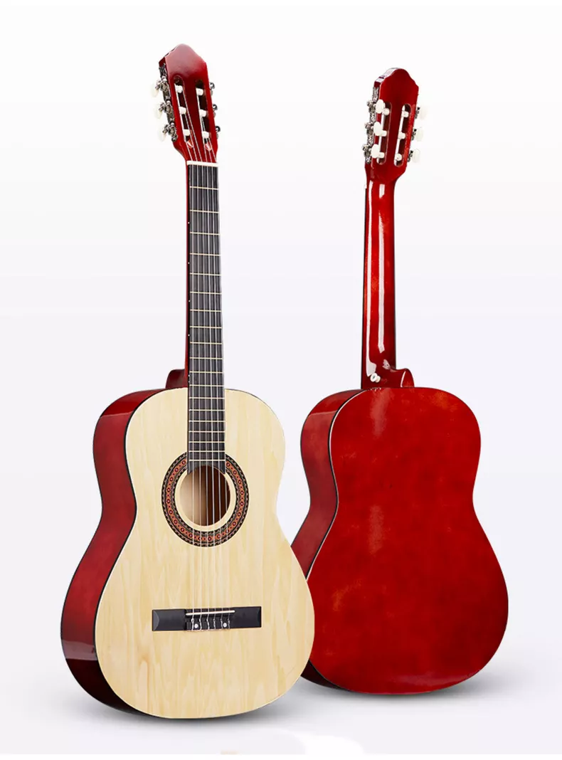 Kidscool Guitarra Acústica Clásica 39' Principiantes y Niños Blanca