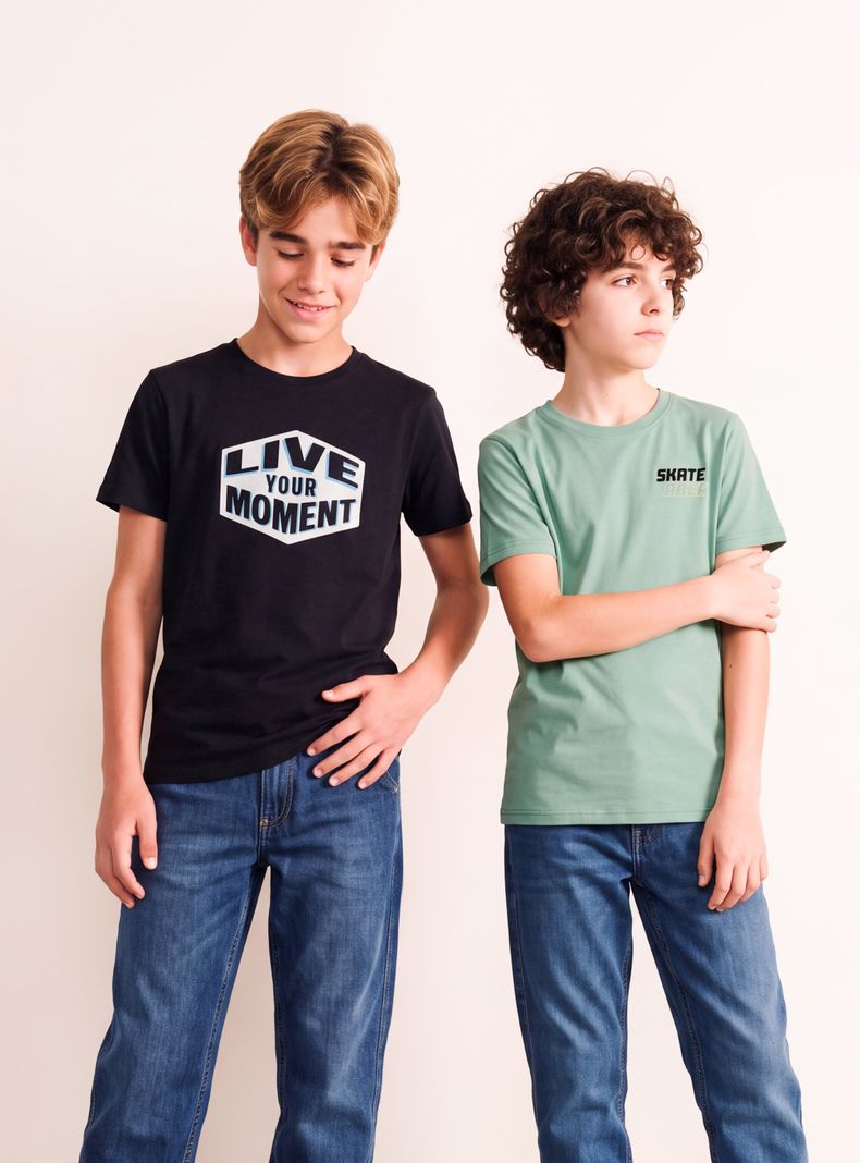 Polera Bipack Estampado Deporte