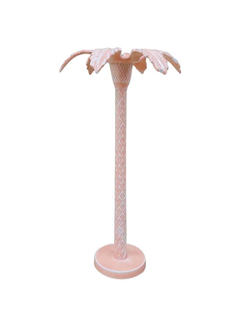 Candelabro Palmera Rosado L