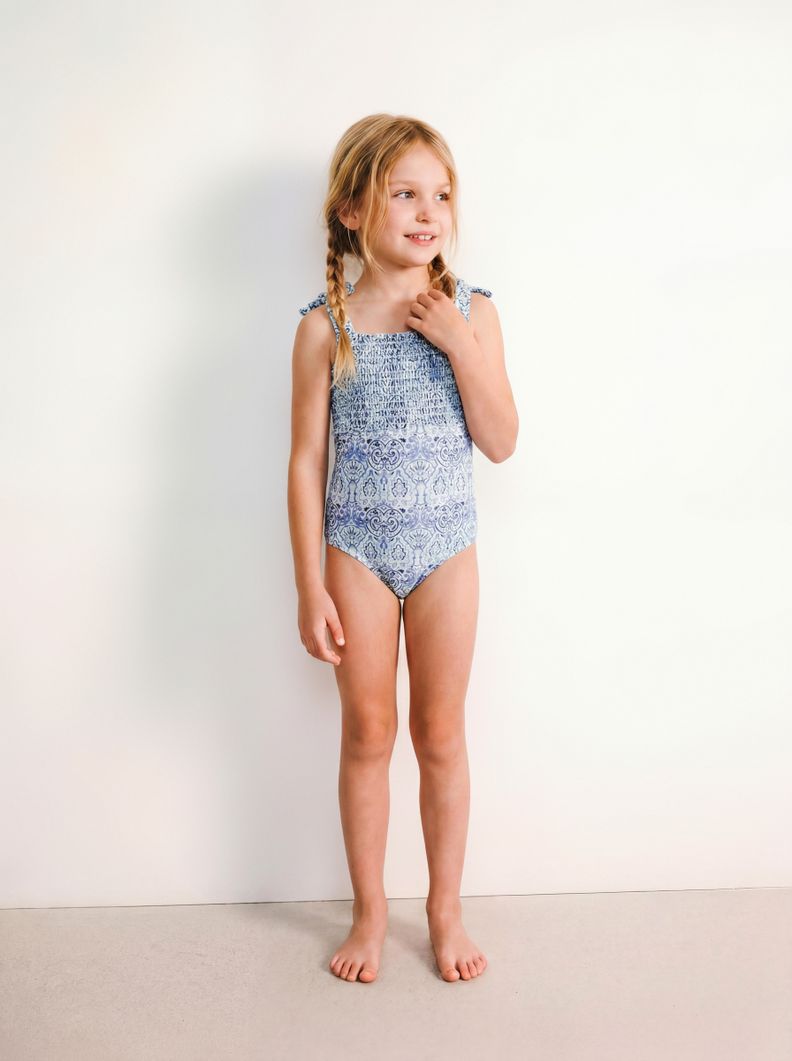 Traje de Baño Panal de Abeja Full Estampado