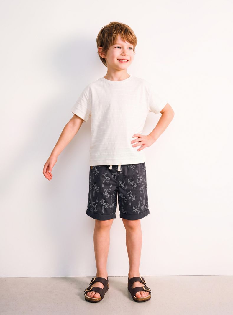 Bermuda Básico Diseño Estampado Niño