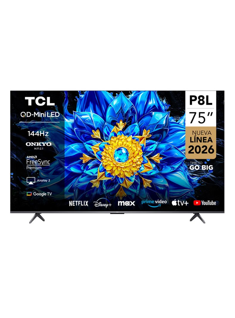TCL QD Mini LED Smart TV 75'' UHD 4K P8L
