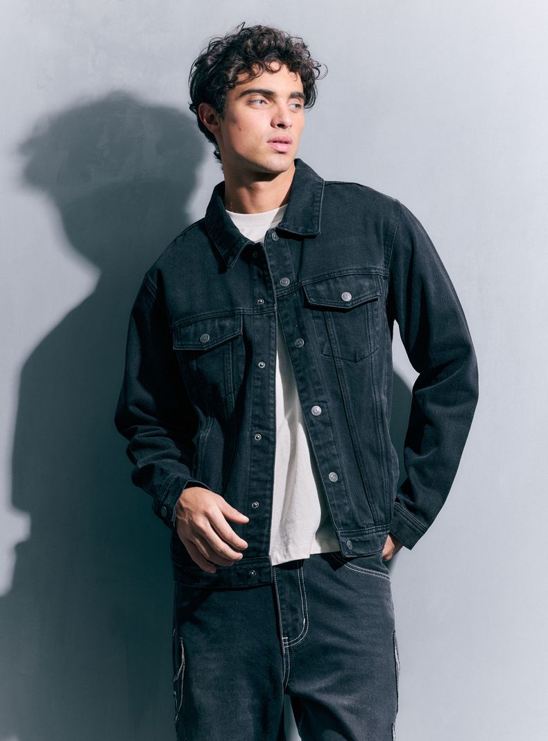 Chaqueta Trucker de Mezclilla Slim Fit