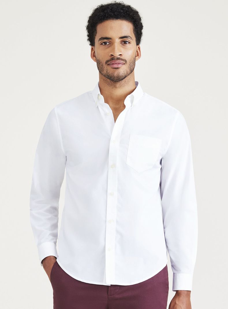 Camisa Regular Manga Larga