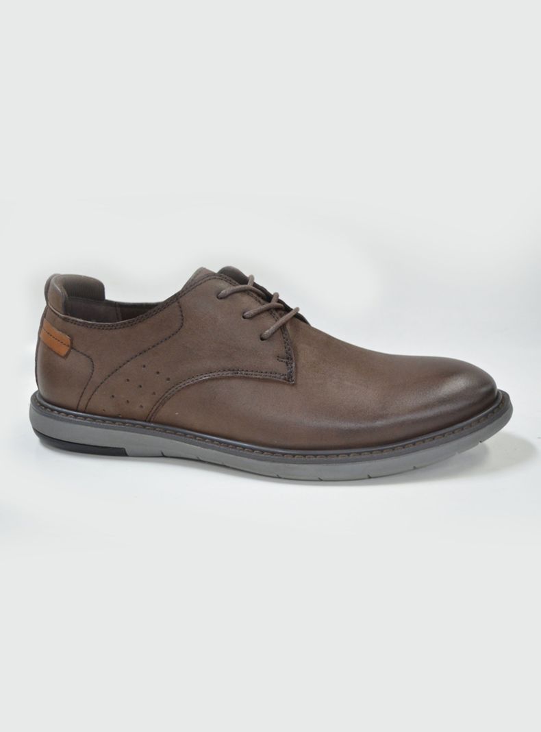 Zapato Casual Bajo el Tobillo Hombre Cafe 39