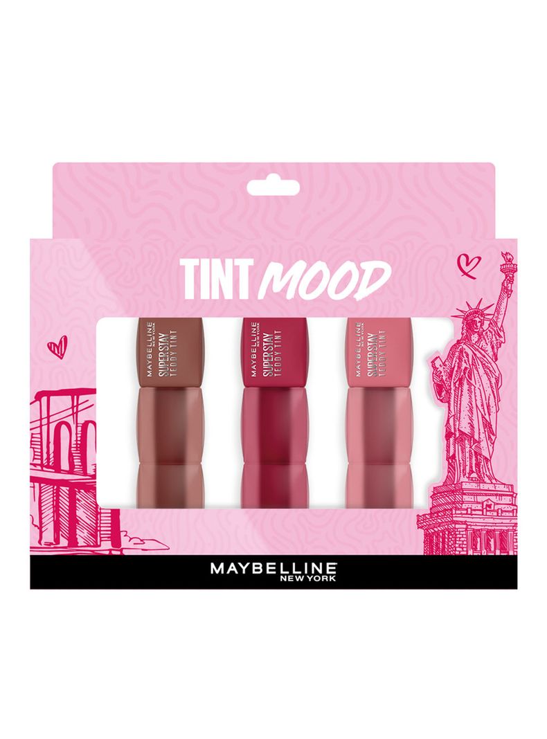 MAYBELLINE SET MAQUILLAJE STAY TEDDY TINT