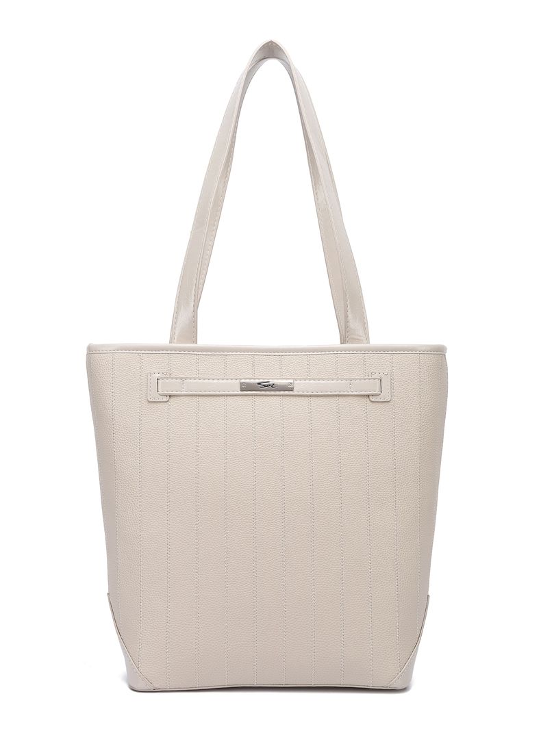 Cartera de Hombro Corte Recto Akureyri Blanco
