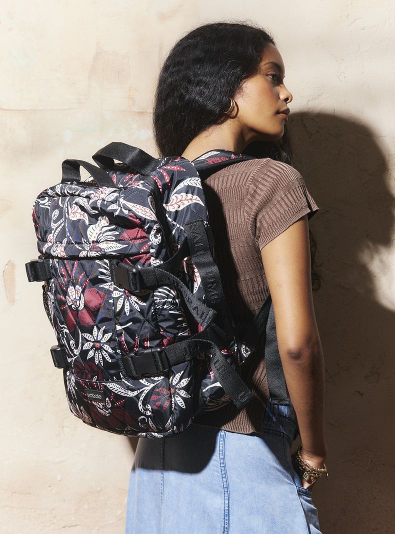 Mochila de Viaje Estampada Floral
