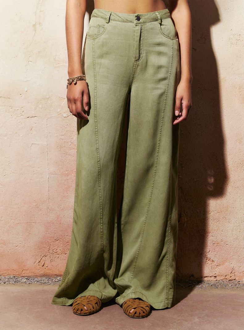 Pantalón Garment Dye Efecto Desgastado