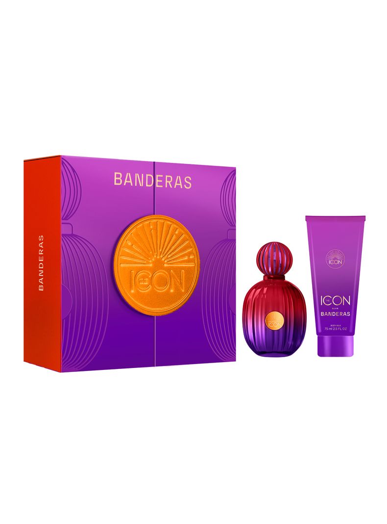 Set Perfume The Icon Elixir EDP Intense Mujer 100 ml + Loción Corporal 75 ml