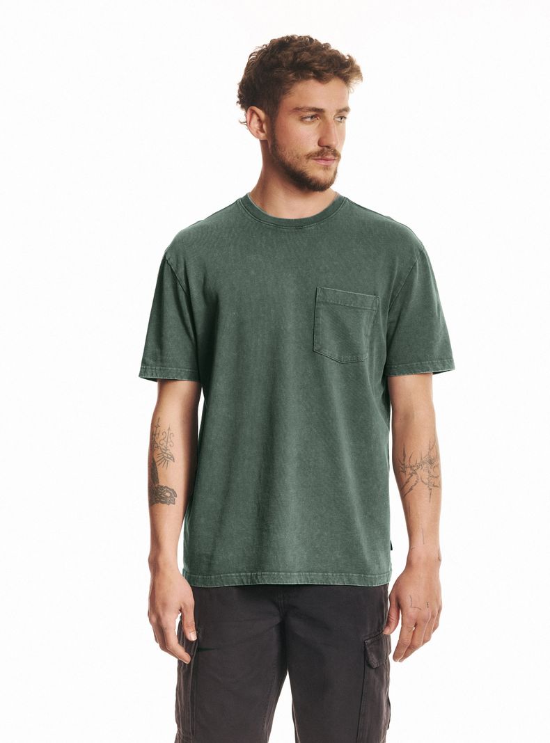 Polera Relajada con Bolsillo