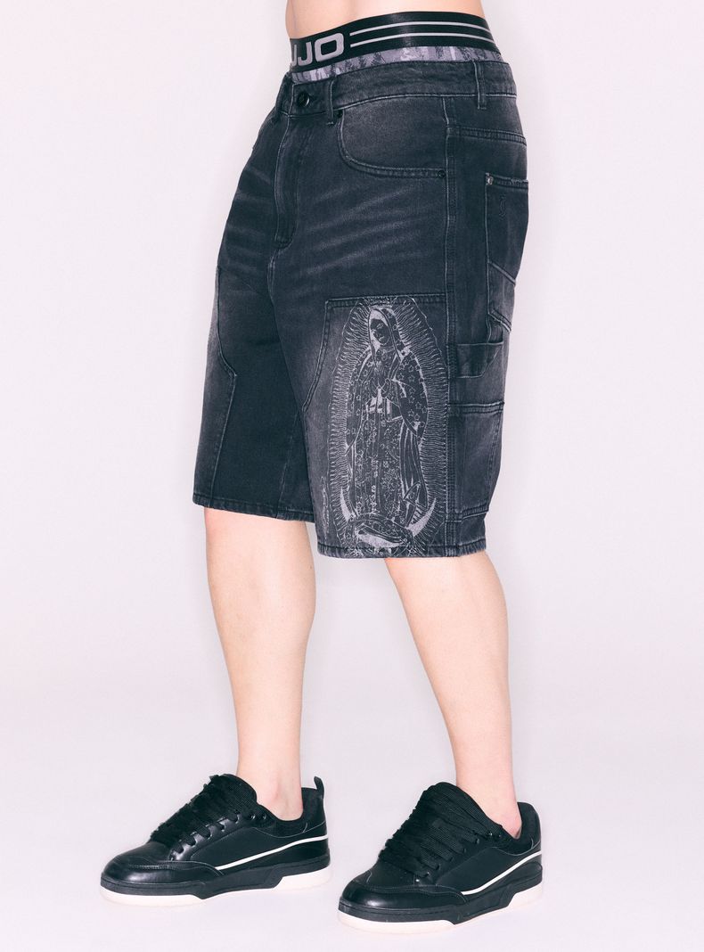 Short Ed Hardy Carpintero Estampado Frontal