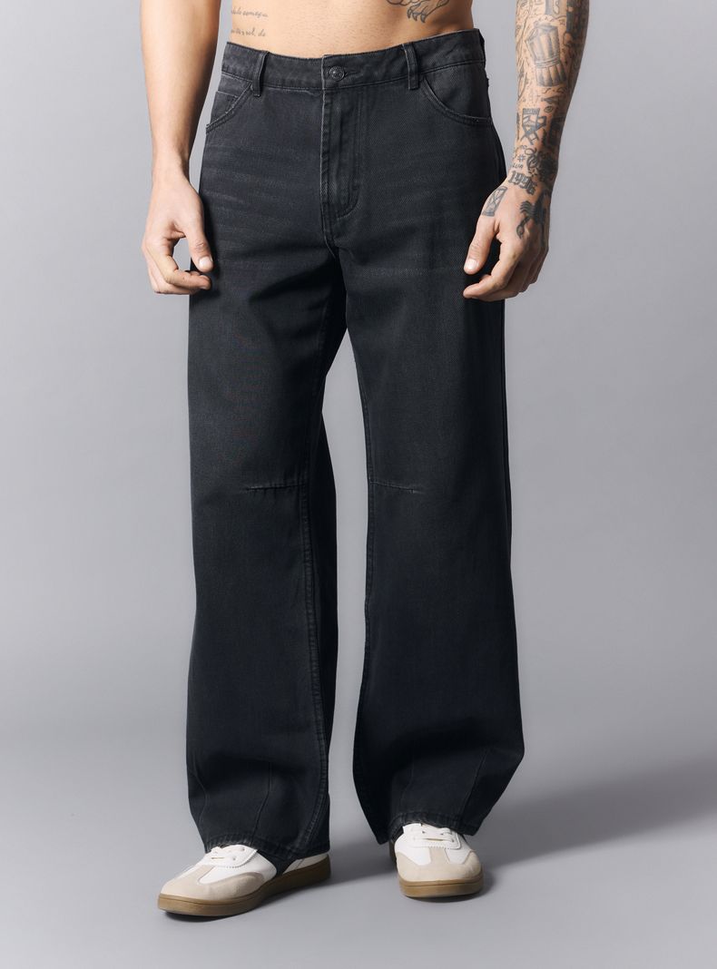 Jeans Baggy Tiro Bajo Dark