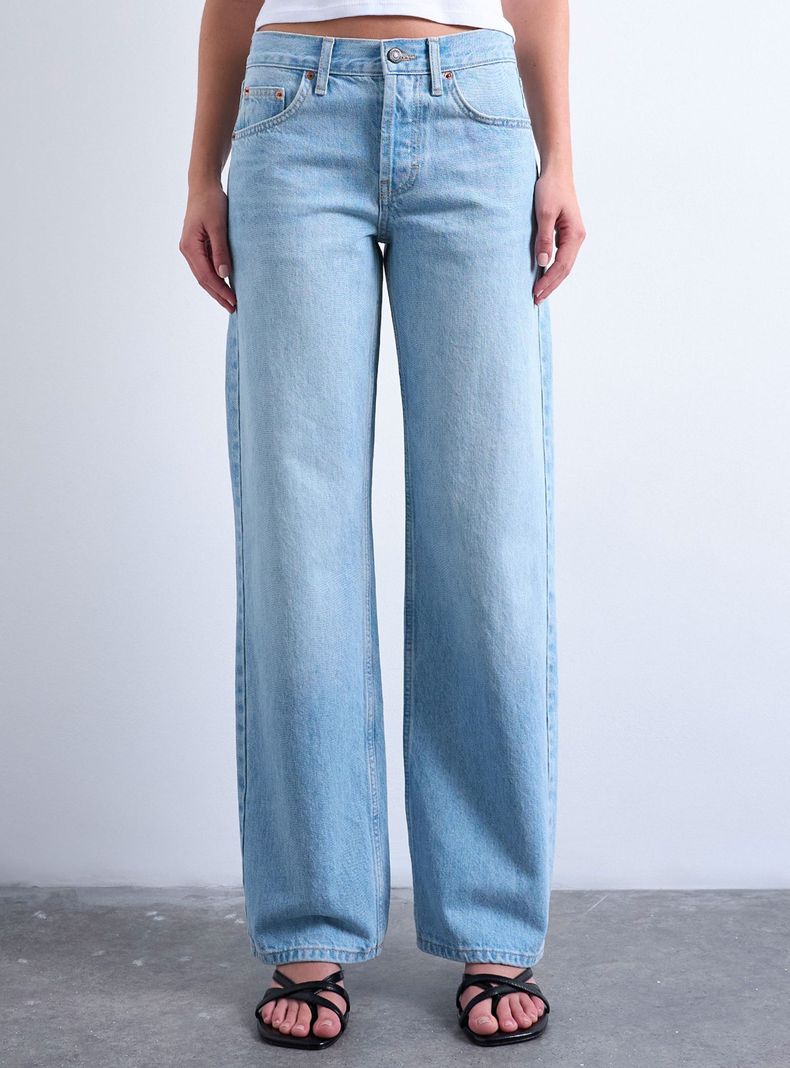 Jeans Ember Wide Leg Tiro Bajo