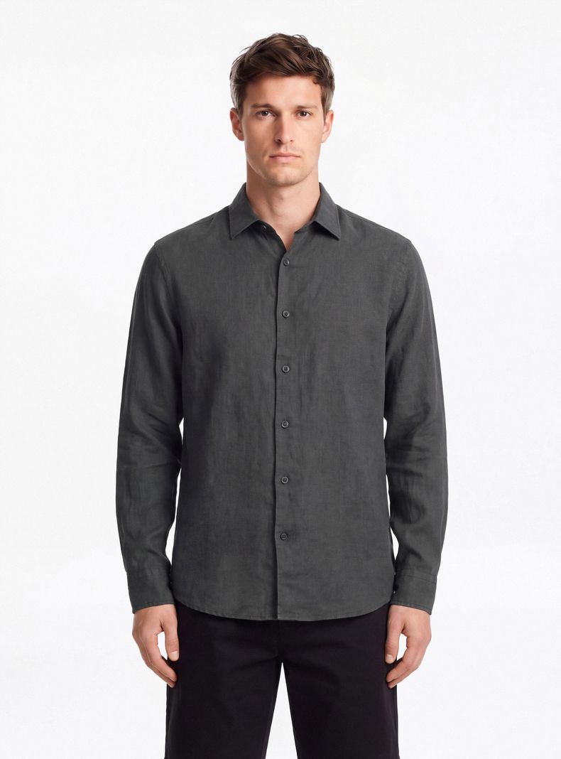 Camisa Manga Larga Lino