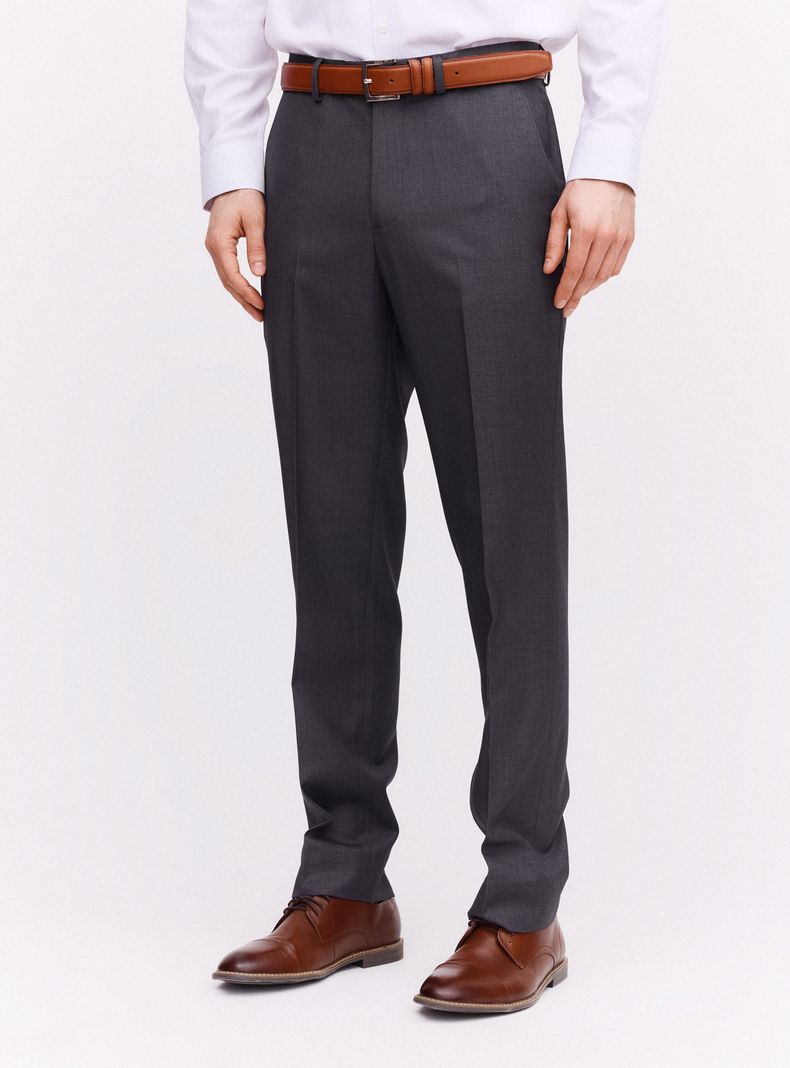 Pantalón Regular Fit Lana Poliéster