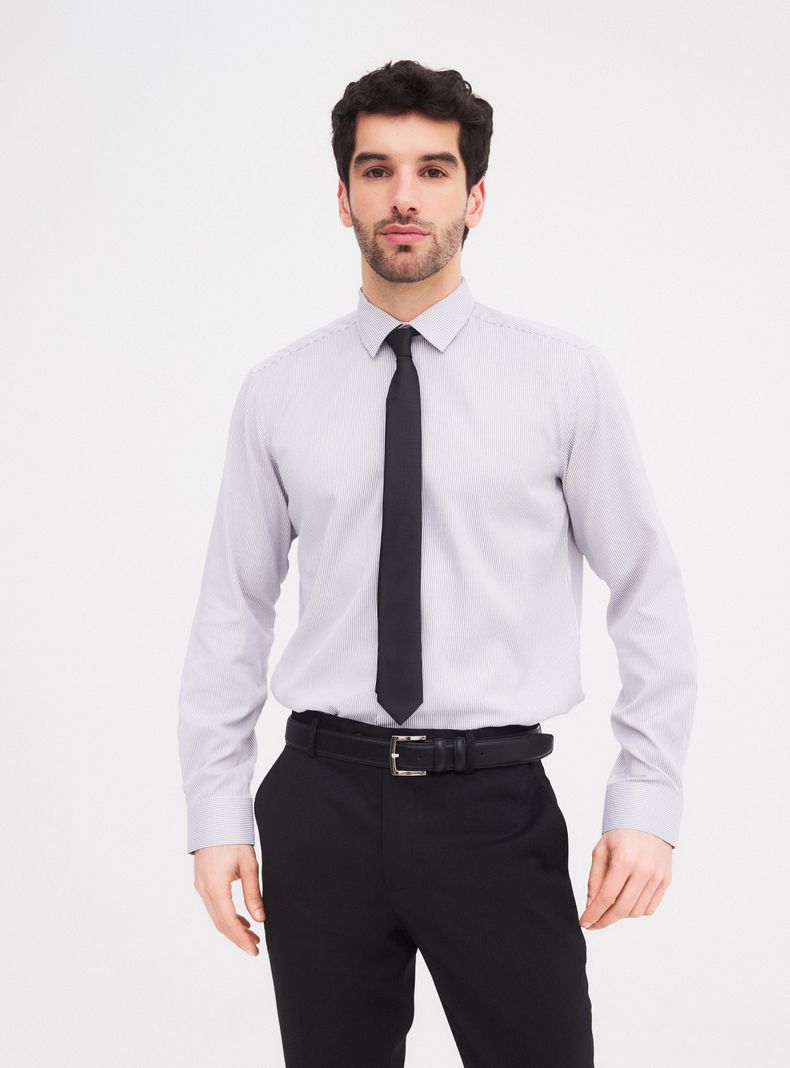Camisa Slim Fit Fantasías y Texturas
