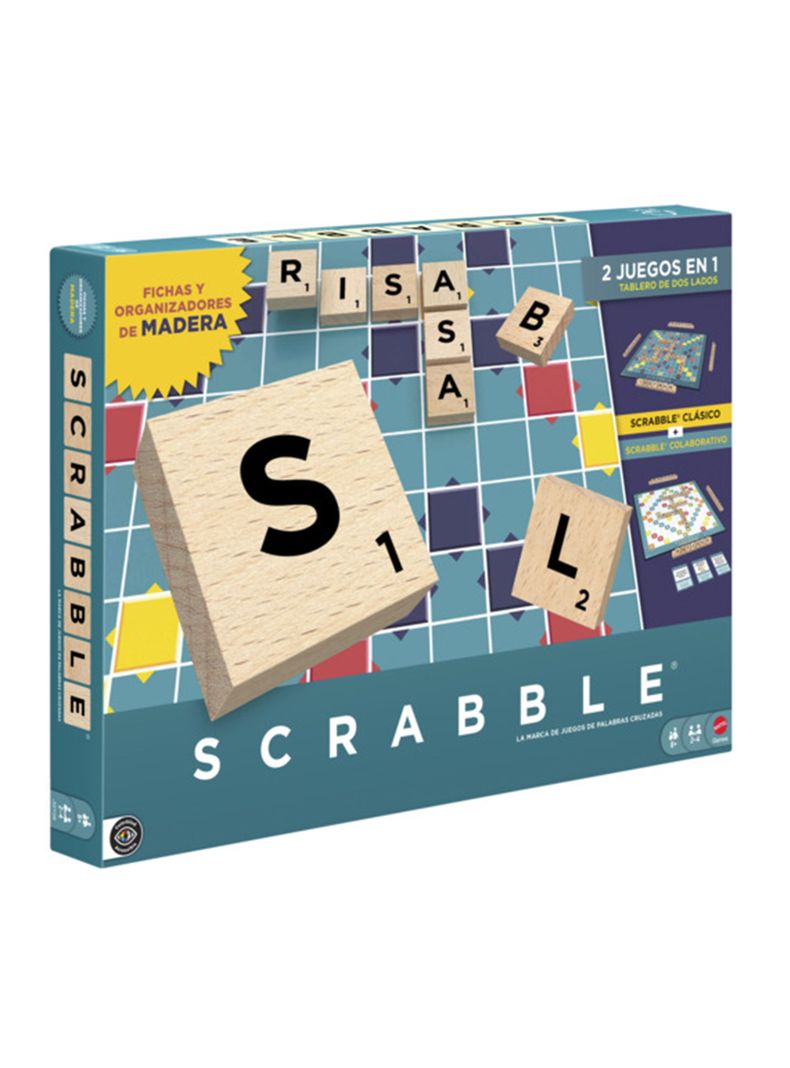 Juego de Mesa Scrabble Madera